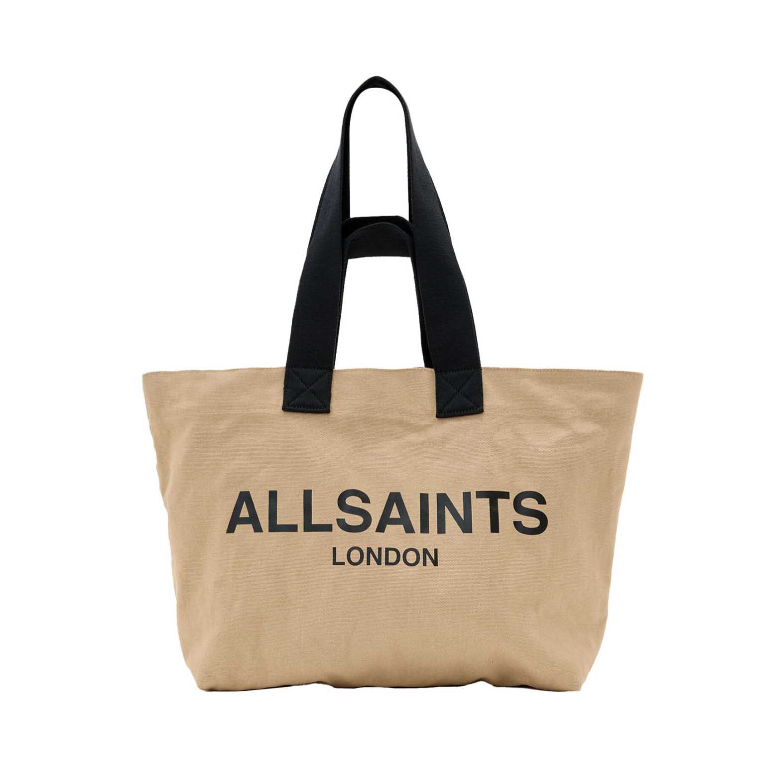 AllSaints Ali Logo Canvas Tote Bag